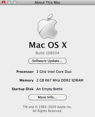 Mac OS X 10B504