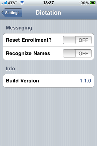 Dragon Dictation 1.1.0