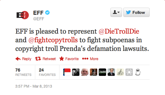 EFF-Tweet-supporting-anti-copyright-troll