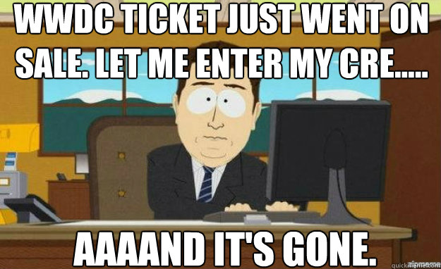 WWDC 2013 Ticket 3u3qb6