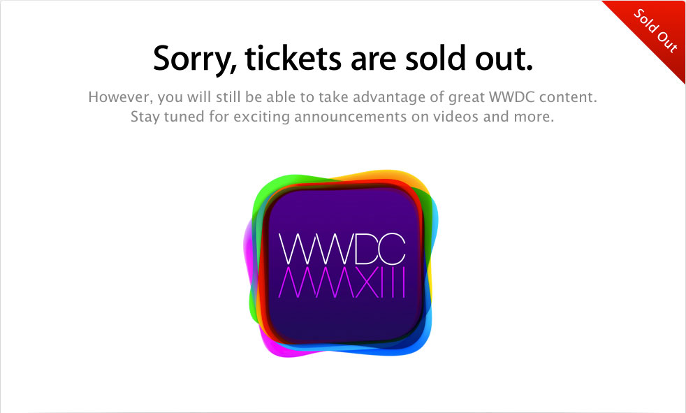 WWDC-2013-Tickets-Sold-Out