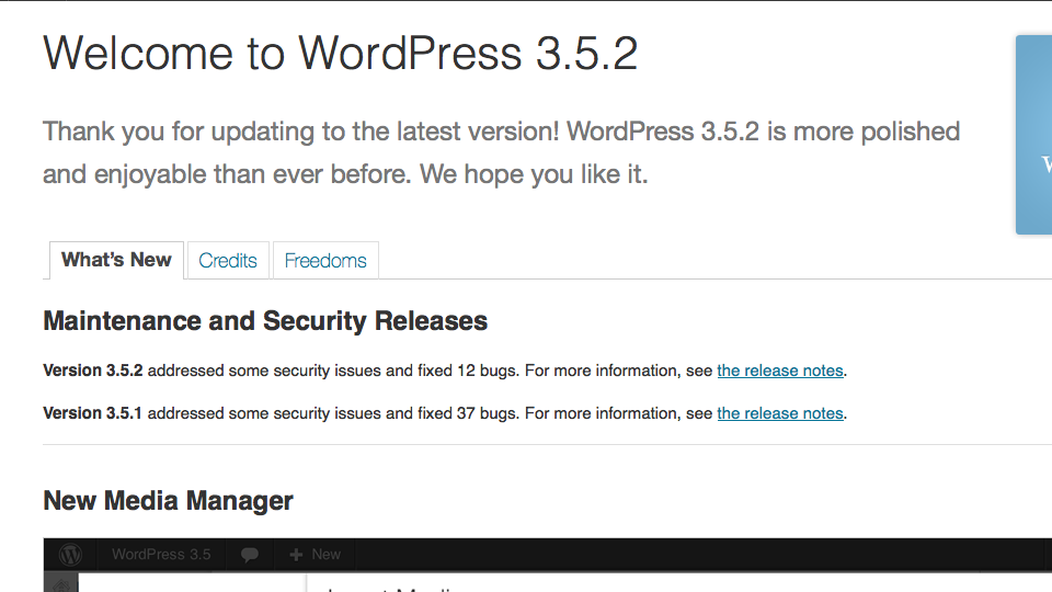 WordPress 3.5.2