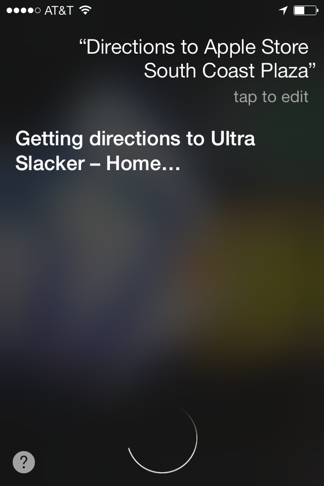 Siri on iOS 7 is confused