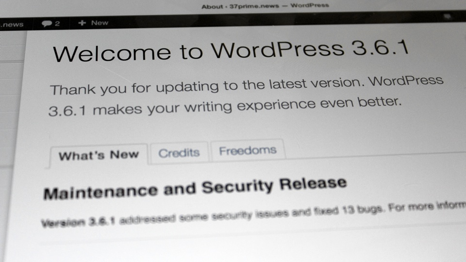 WordPress 3.6.1