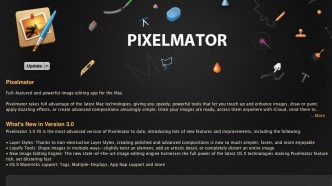 Pixelmator 3.0 FX at Mac App Store