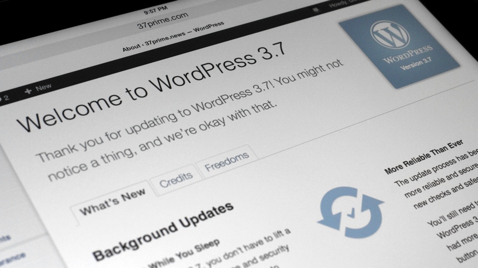 WordPress 3.7