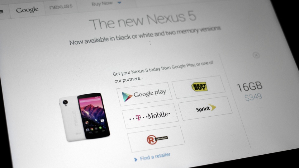 Google Nexus 5 T-Mobile Sprint