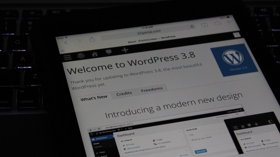 WordPress 3.8