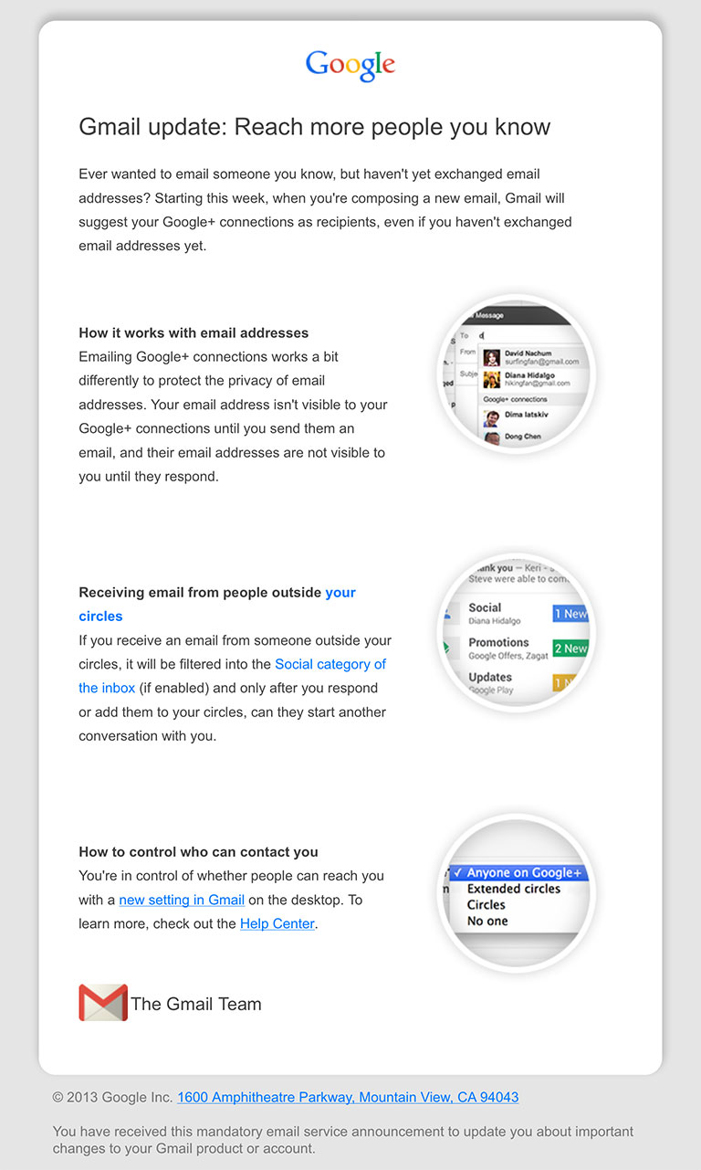 Gmail-GooglePlus-update