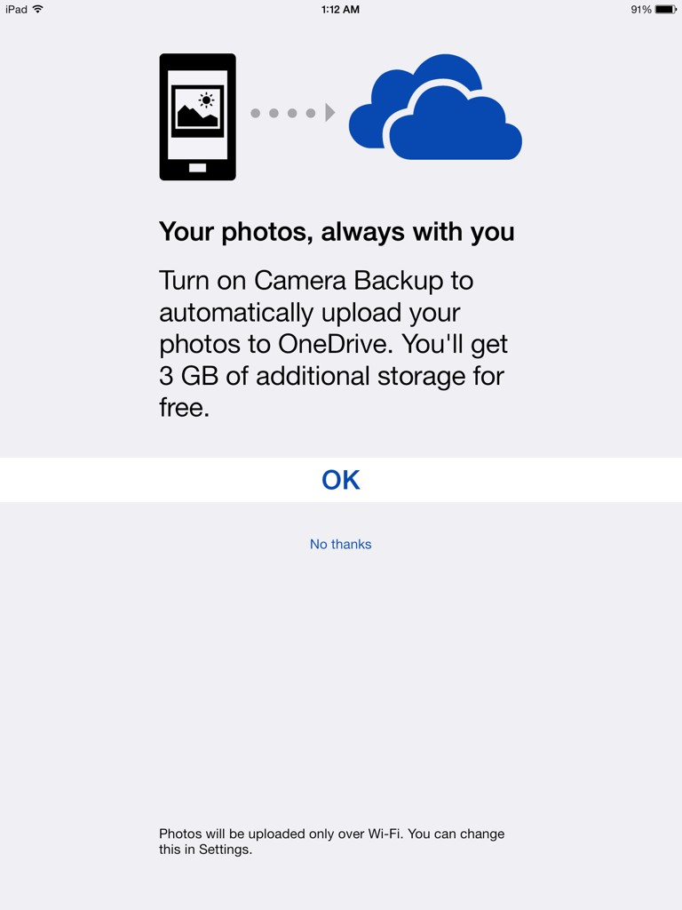 Microsoft OneDrive 3 GB Camera Upload Bonus