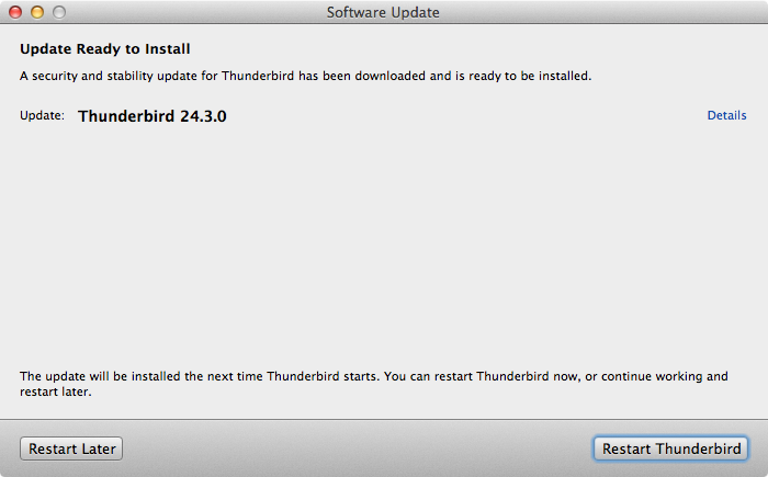 Thunderbird 24.3.0