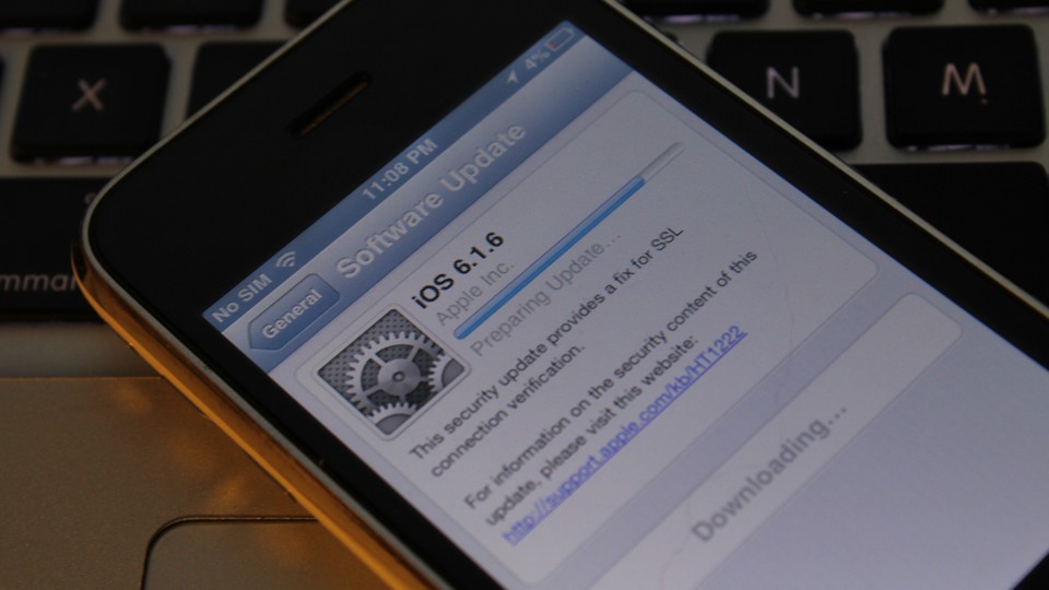 iOS 6.1.6 on iPhone 3GS