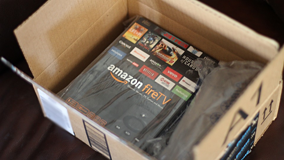 Amazon Fire TV delivered by USPS