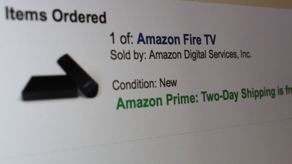 Amazon Fire TV is Ordered