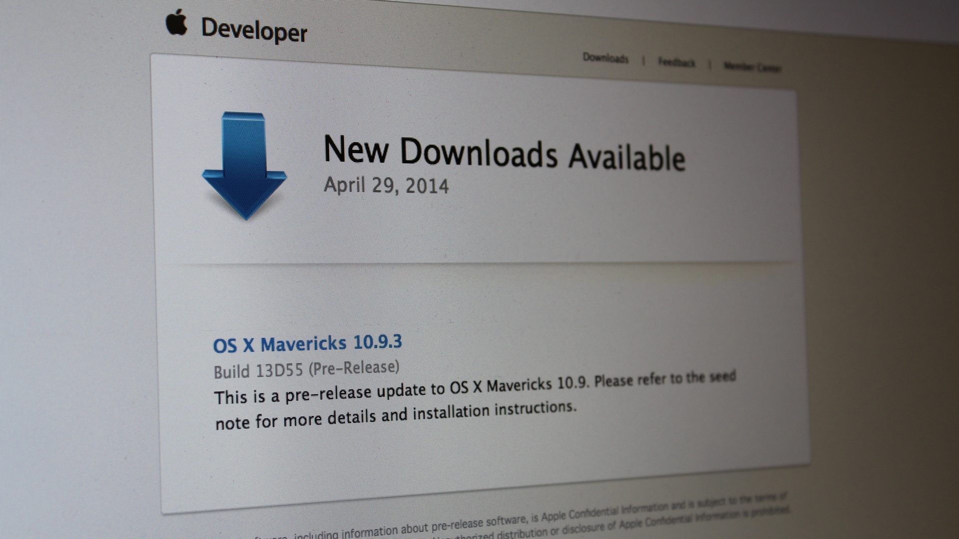 OS X Mavericks 10.9.3 build 13D55