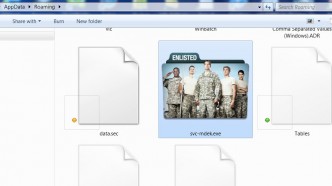 Peculiar icon for a malware