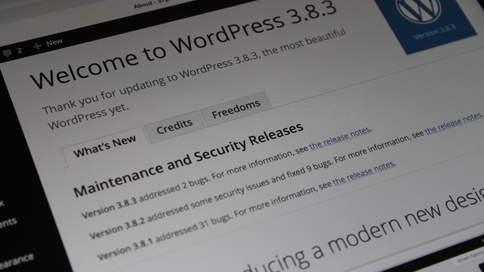 WordPress 3.8.3