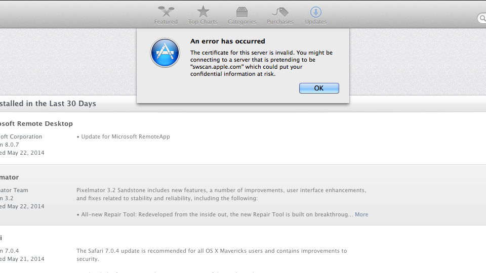 Apple-Software-Update-SSL-Error