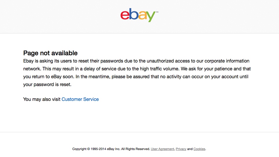 eBay Hacked