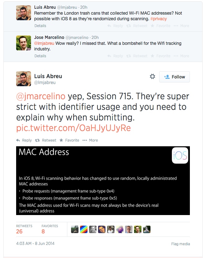 lmjabreu on iOS 8 MAC Address Wi-Fi Scans
