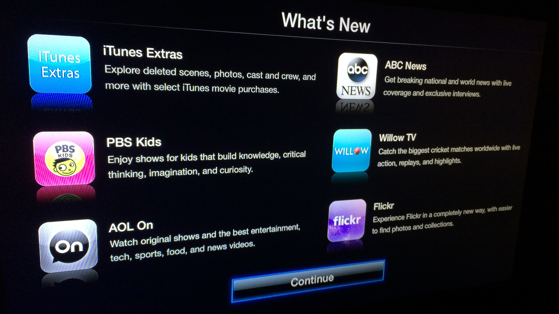 Apple TV iTunes Extra