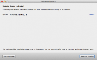Firefox 31.0 RC 1
