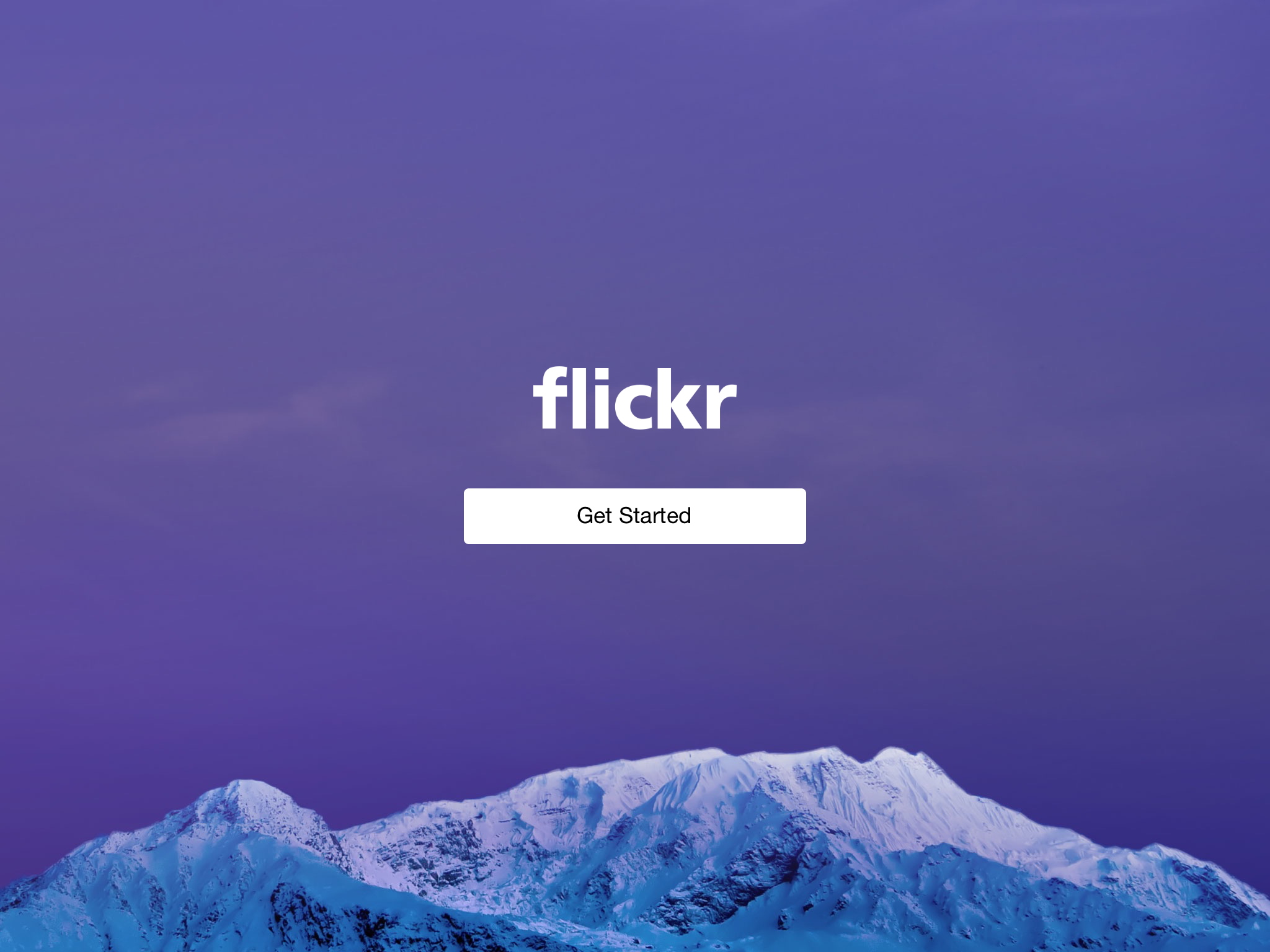 Flickr App on iPad