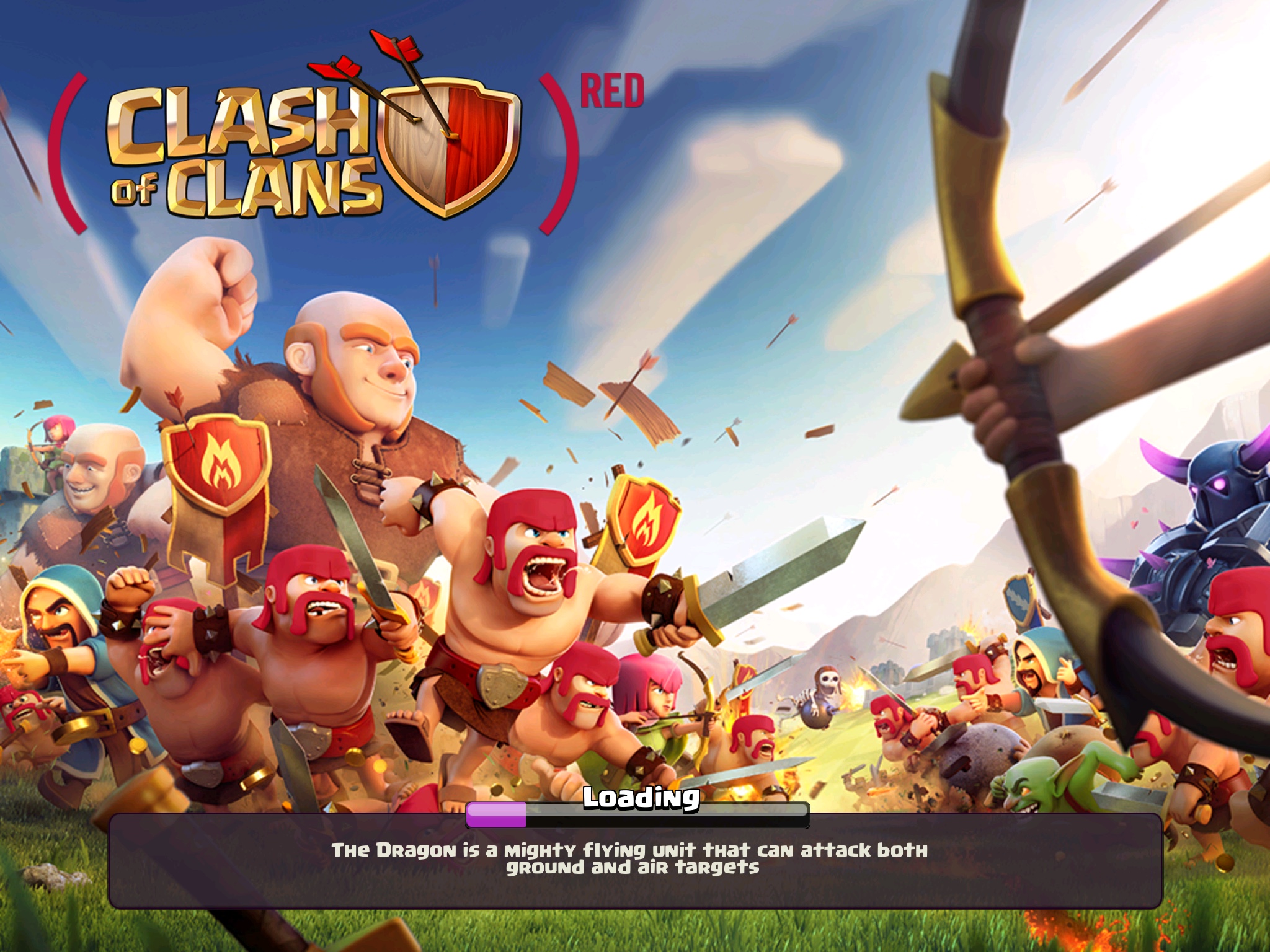 Clash of Clans Red