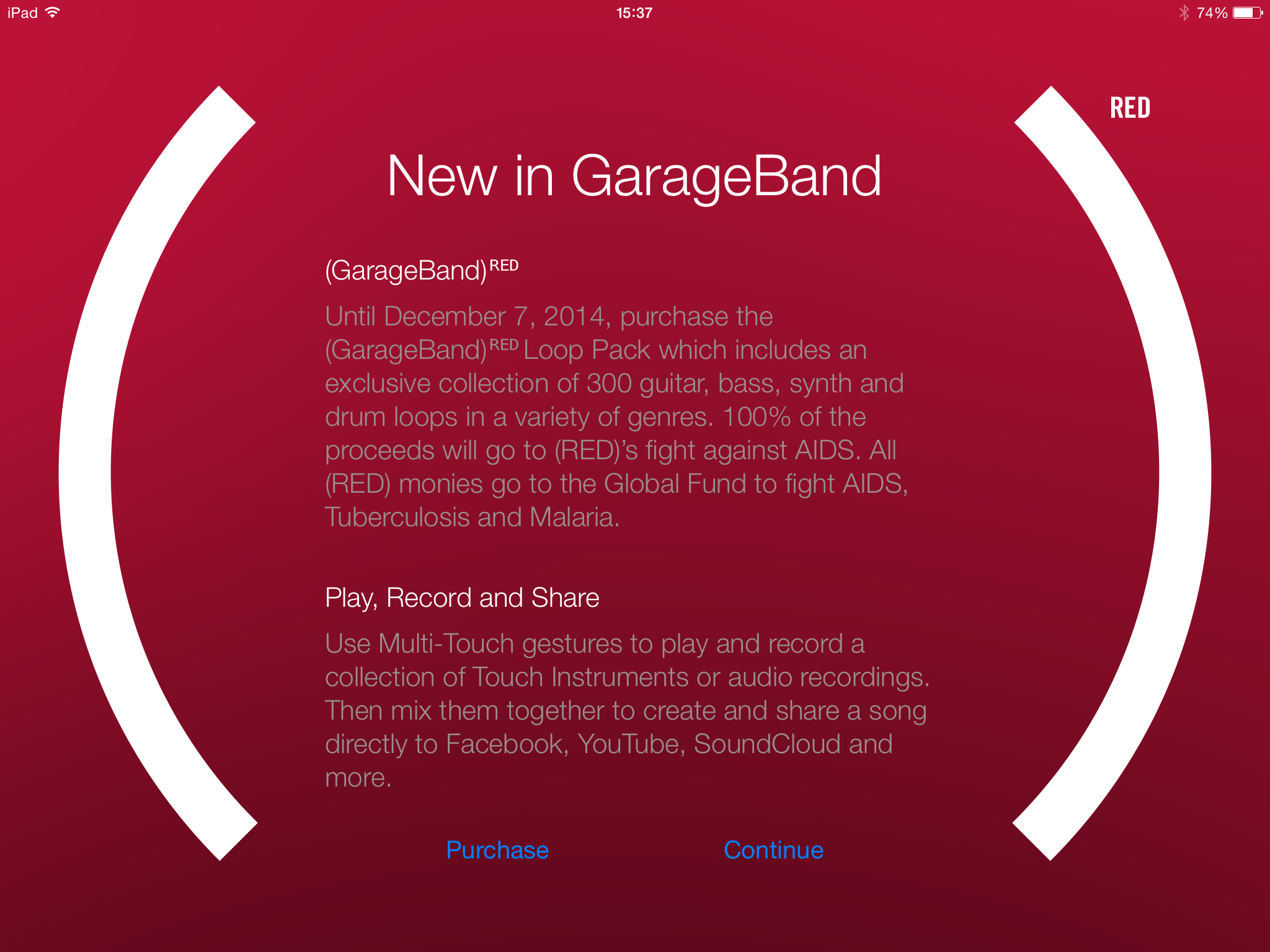 GarageBand Red