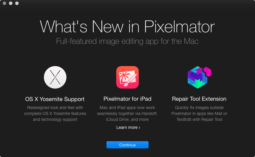 Pixelmator 3.3 What's New