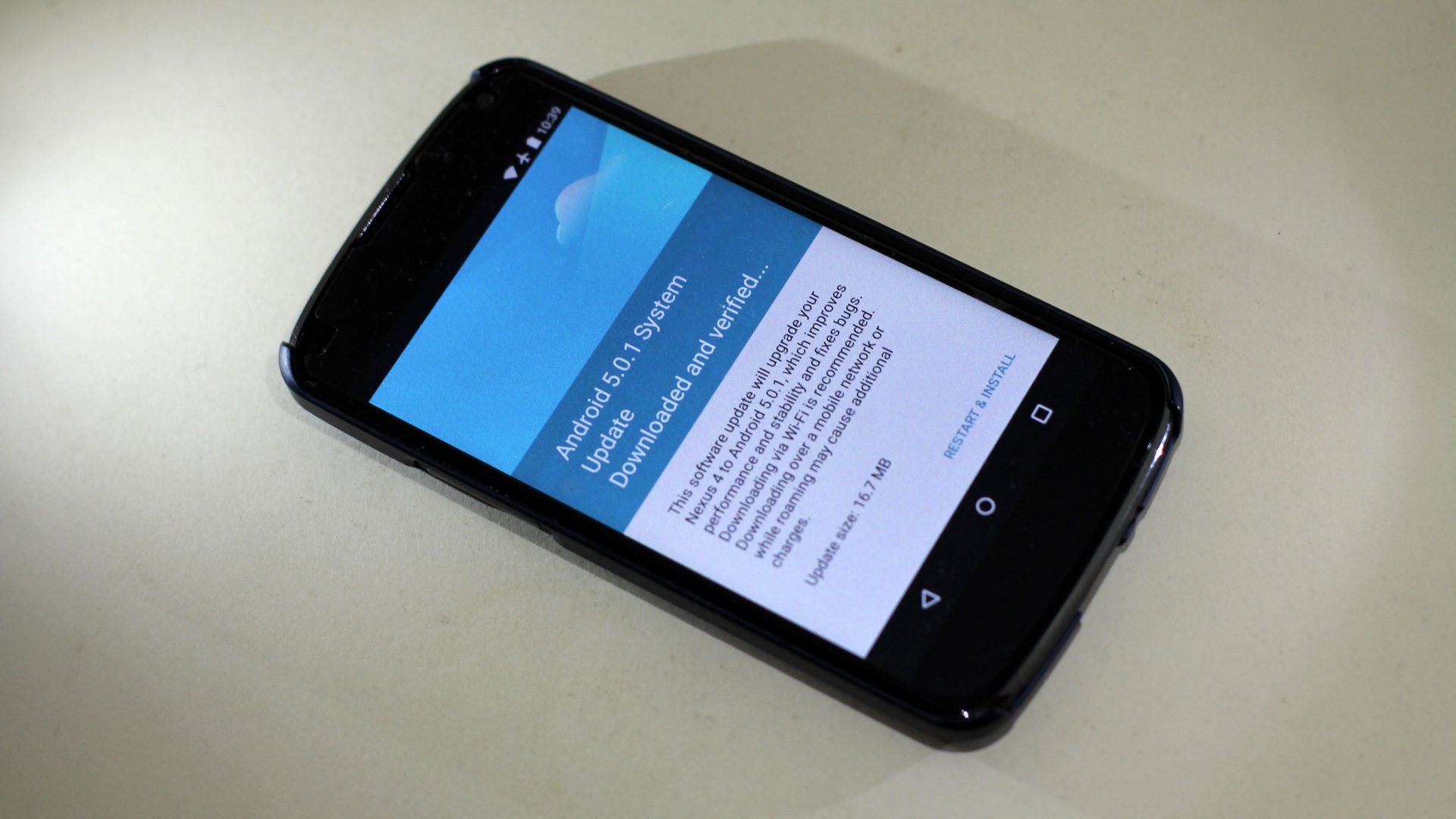Android 5.0.1 for Nexus 4