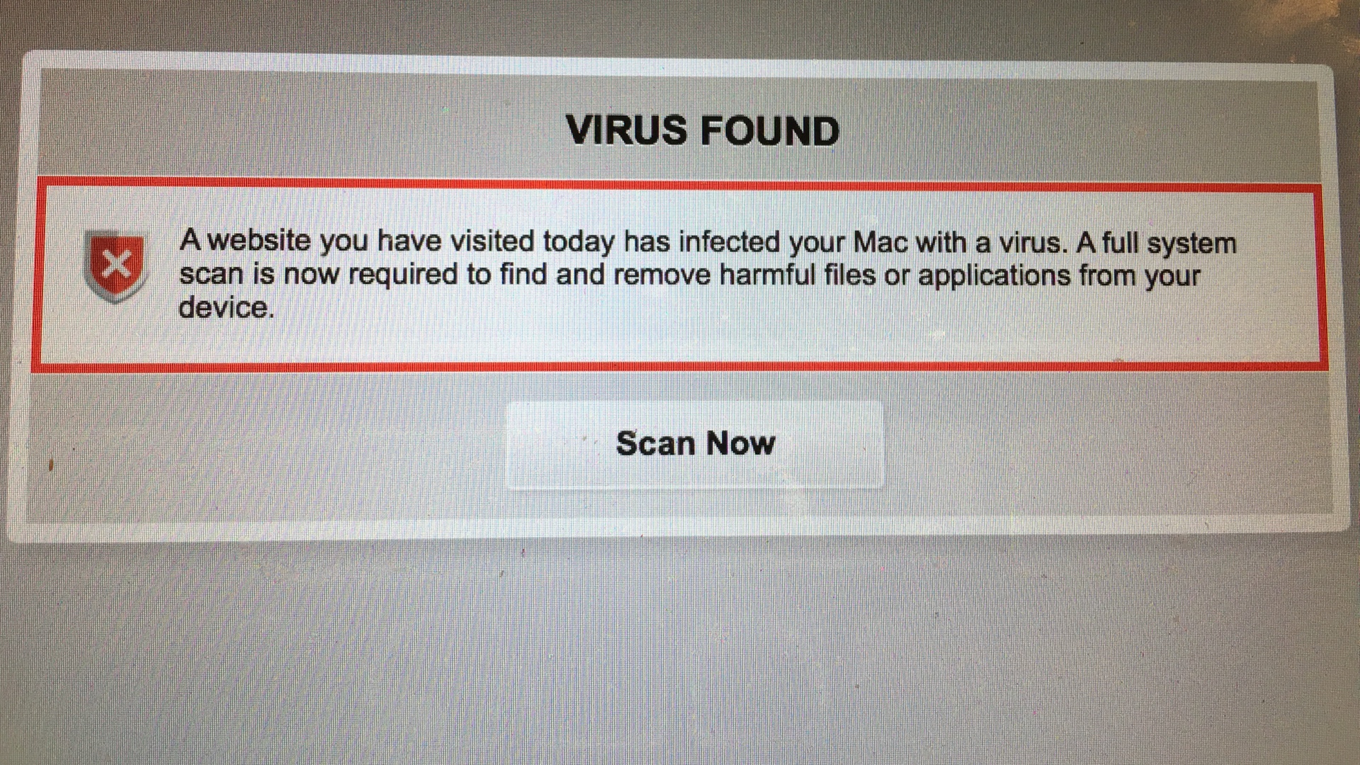 Fake Virus Download Mac