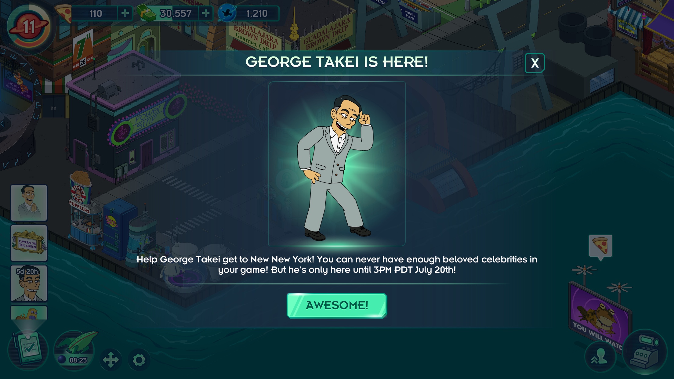 Futurama: Worlds of Tomorrow! - George Take