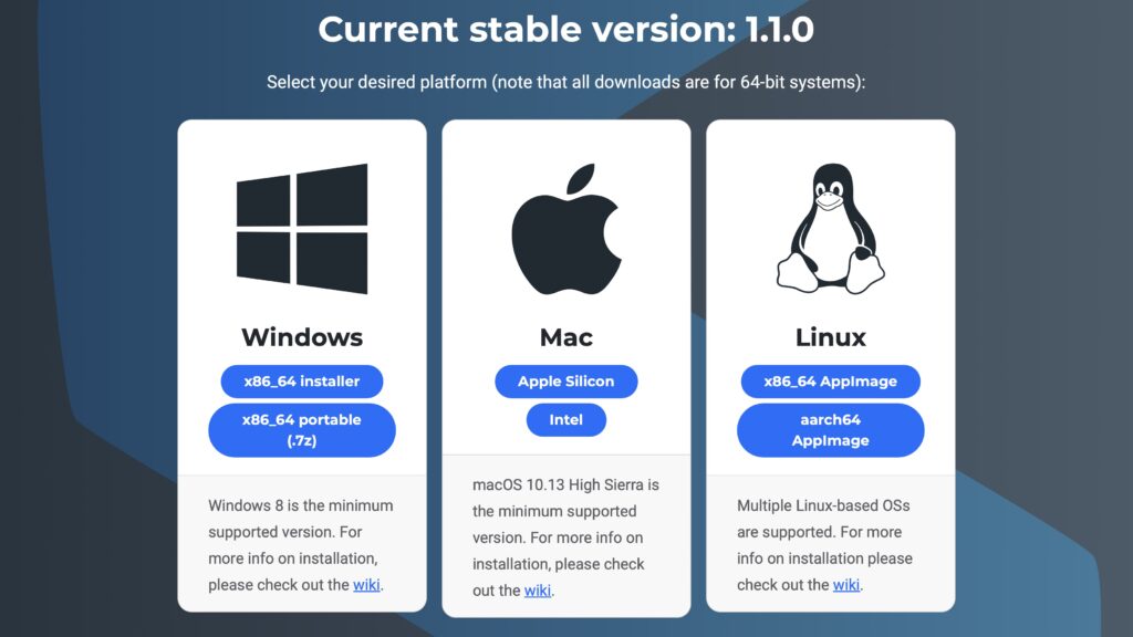 FreCAD 1.1 available for Windows, macOS, and Linux.